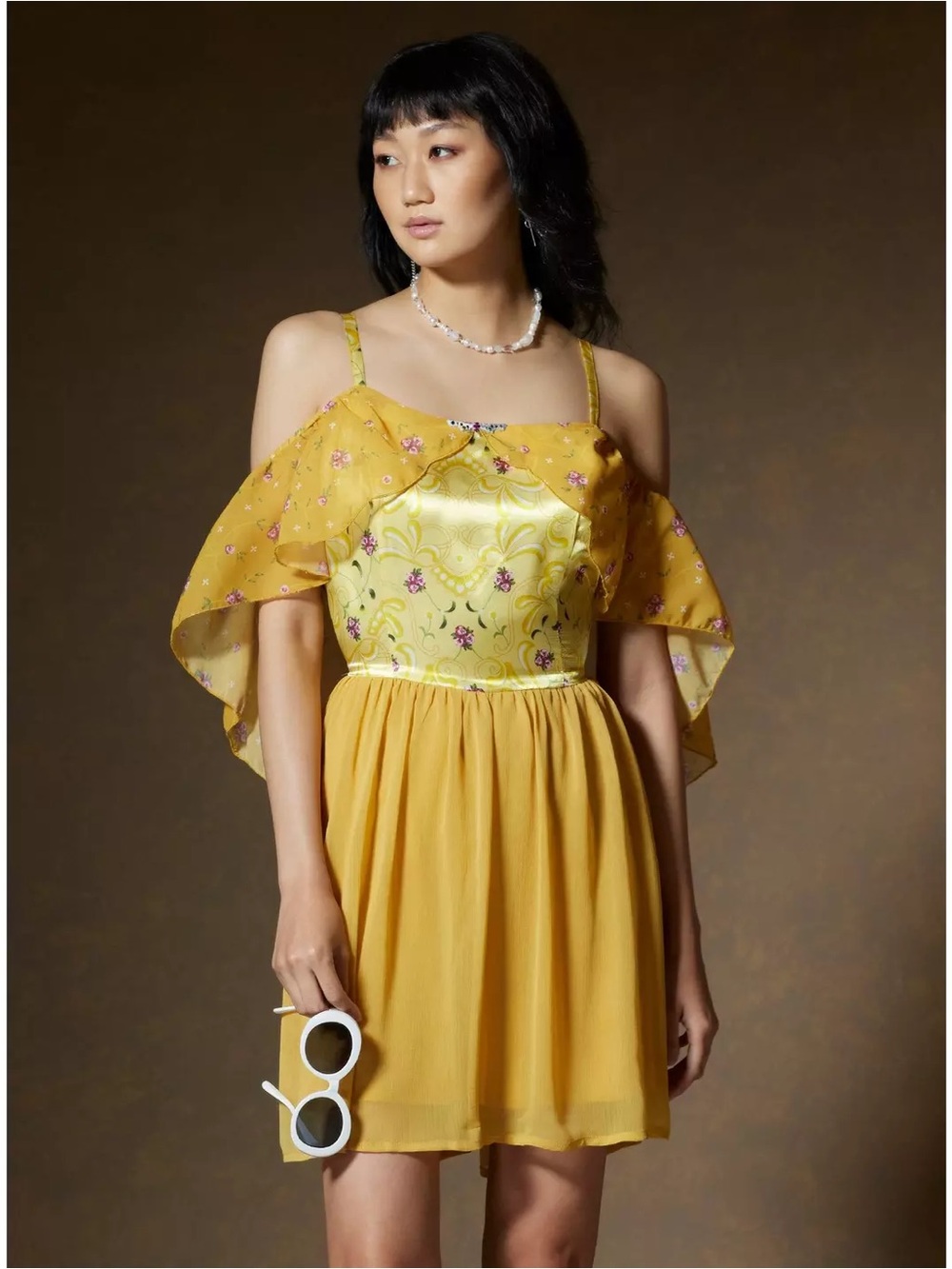 NWOT Her Universe Star Wars Padme Meadow Picnic Dress Yellow M